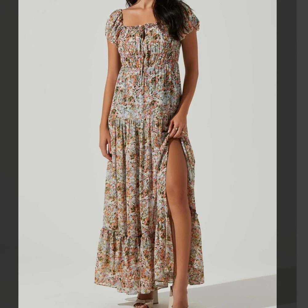 ASTR the Label Rosaline Off Shoulder Maxi Dress - Picture 1 of 12